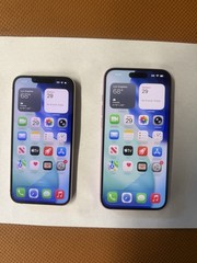 Lot of 2 iPhones Spectrum 16 Plus/ iPhone 13 screen has scratches for parts