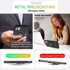 Case for Samsung Galaxy A32 5G with tempered glass Magnetic car mount Purple