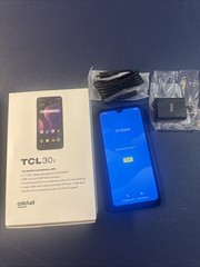 TCL 30 Z 32GB 4G LTE Cricket Unlocked Black Smartphone New Open Box