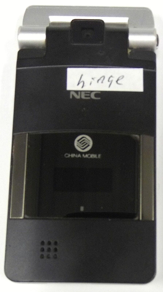NEC NQ – Gray and Silver ( China Mobile ) Rare Flip Phone – Untested / READ