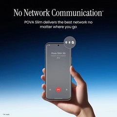 Tecno Pova Slim 5G (White, 128GB 8GB RAM) Dimensity 6400 5G Global Version