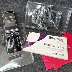 NEW Jitterbug Great Call One Touch Flip Easy-to-Use Cell for Seniors Open Box
