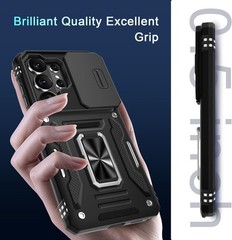 for Samsung Galaxy S26 Ultra Case with Slide Camera Cover & 1x Screen Protector