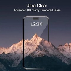 3 Pack Screen Protector for iPhone 16 Plus & iPhone 15 Pro Max, Case Friendly