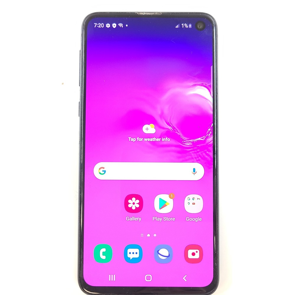 Samsung Galaxy S10e SM-G970W – 128GB – Locked to Virgin Mobile Smartphone Gray