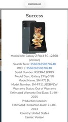 Samsung Galaxy Z FLIP 3 5G SM-F711U 128GB UNLOCKED Smartphone cream US