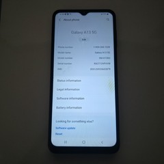 Samsung Galaxy A13 5G 6.5 64GB, Black 4GB RAM Black Smartphone Straight