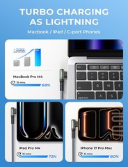 240W USB-C Fast Charger Adapter for iPhone 17, 16, 15 Pro Max Plus 10FT