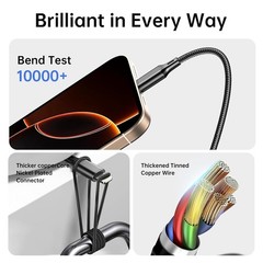 2 Pack 3A USB-C Fast Charger Adapter for iPhone 14 13 12 Pro 4FT