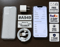 Apple iPhone 14 128GB Purple – Unlocked – Read Seller Notes