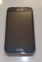 Samsung Galaxy Core Prime SM-S820L – Tracfone – Gray Smartphone – For Parts