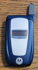Motorola i760 – Blue and Silver ( Nextel ) Rare iDEN Flip Phone w/ 3 Games