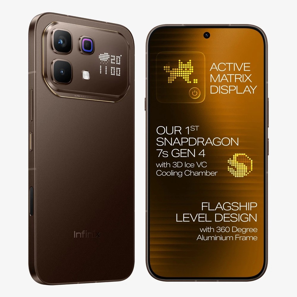 Infinix NOTE 60 Pro ( Brown, 256 GB 8 GB RAM) Snapdragon 7s NFC Global Version.