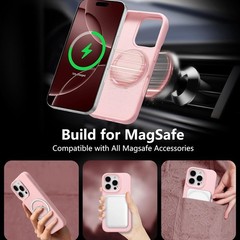 Magnetic for iPhone 14 Plus/15 Plus Case 6.7″, Premium Liquid Silicone Cover-Pin