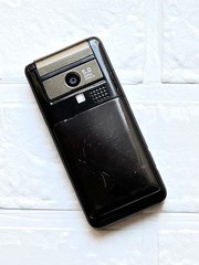 CASIO CA001 au KDDI Japanese Flip Phone Brown Retro Keitai