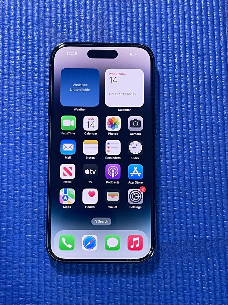 Apple iPhone 14 Pro 512GB space black COLOR FULLY Unlocked A2650