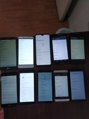 Lot of 10 Mixed Brand LG /hTC/TCL/Nokia and other 32GB Smartphone