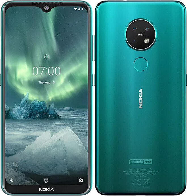 Original Unlocked Nokia 7.2 Single/Dual SIM 4G LTE 64/128GB ROM 5.3″ 13.0MP
