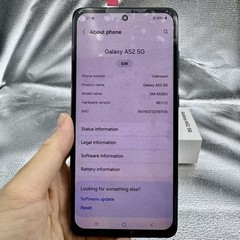 Samsung Galaxy A52 (5G) SM-A526U 128GB+6GB unlocked smartphone 6.5 in 64 MP