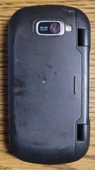 LG Octane VN530 – Brown and Silver ( Verizon ) Cellular Flip-Keyboard Phone READ