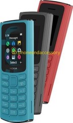 Original Nokia 105 4G Black Blue Dual SIM Unlocked cell phone – New Sealed