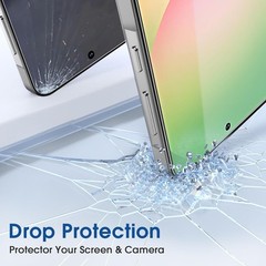 2PCS Screen Protector & Camera Lens Protector for Samsung Galaxy A56 5G 6.7 Inch