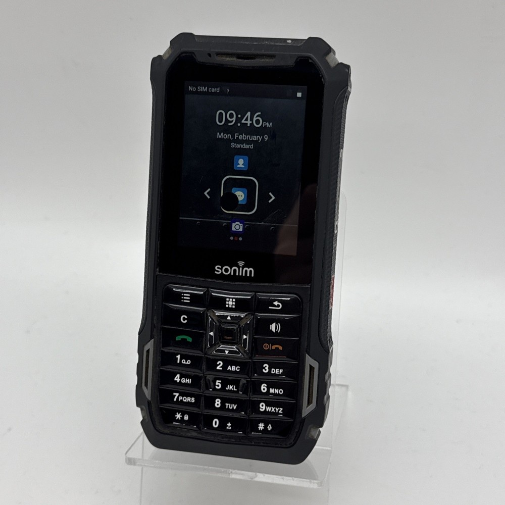 SONIM XP5s XP5800 UNLOCKED AT&T 16GB BLACK DUAL SIM “SCREEN BLEED” (S3:45)