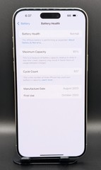 Apple iPhone 15 Pro Max- 512 GB- White (Unlocked) (Good Condition). ~463~