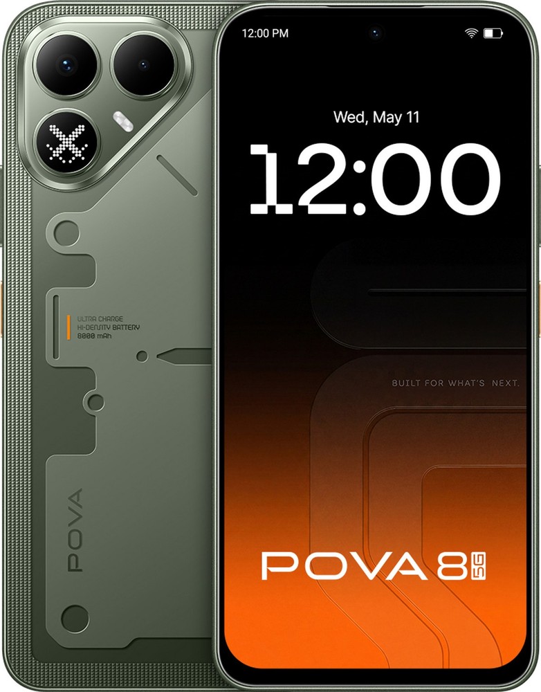 Tecno Pova 8 5G | 128 GB | 8GB RAM | Green Global Version NFC 8000mAh Dual Sim