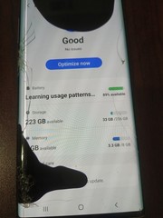 Samsung Galaxy Note10 256GB SM-N970U Aura Glow ( T-Mobile )For parts