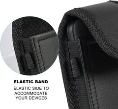 Flip Phone Case with Belt Loop Clip Magnetic Closure Leather Wallet Case for Alc