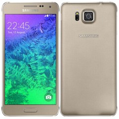 UNLOCKED T-Mobile AT&T Samsung Galaxy Alpha G850 32GB Smart Phone Very Good GOLD