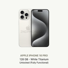 iPhone 16 Pro – 128GB – Unlocked – Good Condition – No Face ID (eSIM only)