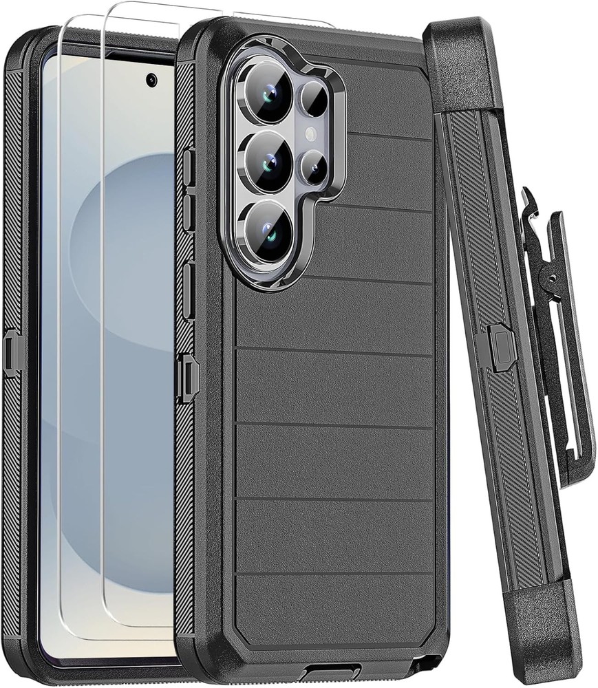 Samsung Galaxy S26 Ultra Case with Belt Clip Holster, Heavy Duty Rugged Protecti