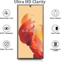 2PCS Screen Protector for Samsung Galaxy S25 Ultra 5G 6.8 Inch Anti Scratch Easy