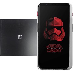 New Oneplus 5T A5010 128GB Dual-SIM Star Wars Edt. White Factory Unlocked 4G GSM
