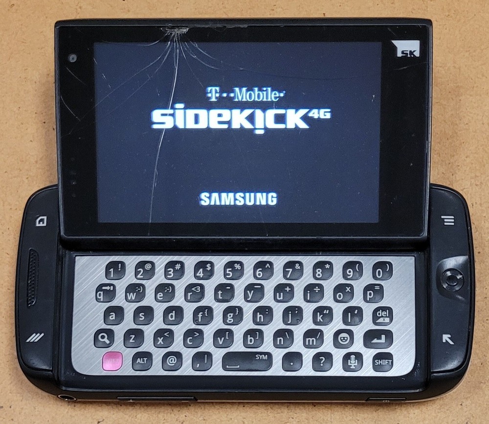 Samsung Sidekick 4G SGH-T839 – Pink & White (T-Mobile) Very Rare Smartphone READ