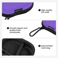 Earbud Case Holder, Hard Shell Earphone Case Wired Headphone Pouch for Bose New