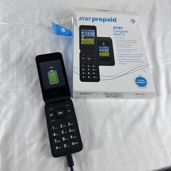 AT&T Prepaid Cingular Flex 2 Senior Flip Phone Easy Use Large Buttons TESTED 2F
