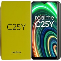 BNIB Realme C25Y Dual SIM 64GB ROM + 4GB RAM Gray Factory Unlocked 4G/LTE GSM