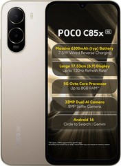 POCO C85x 5G (128 GB, 4 GB RAM, Gold) Unisoc T8300 6.9″ Global Version