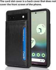 Google Pixel 6a Case with Card Holder, Wallet Phone Case for Women Men [RFID Blo