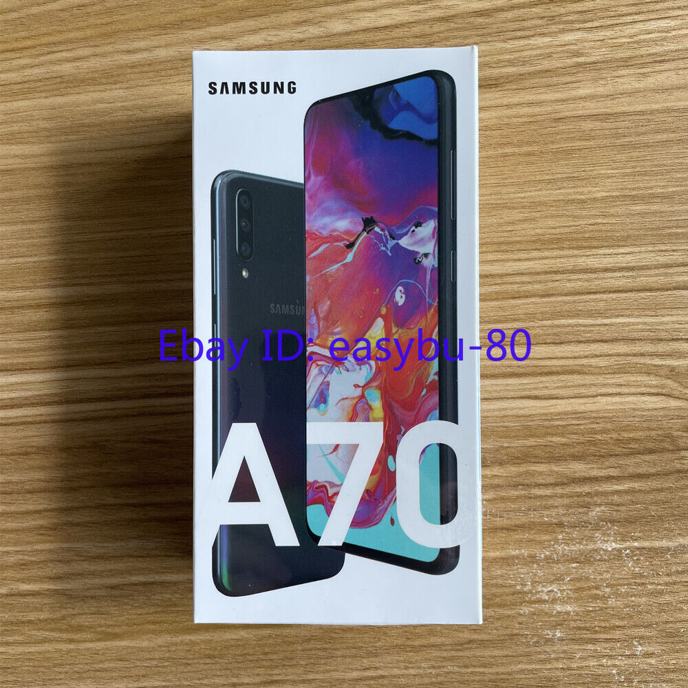 Unlocked Samsung Galaxy A70 SM-A705FN/DS Dual SIM 128GB 6.7″New Sealed Smartphon