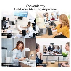 j5create – USB-C 4K Speakerphone Docking Station – Gray
