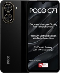 POCO C71 4G LTE GSM (128GB+4GB RAM) GSM Android Factory unlocked Phone BK