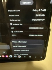 Samsung Galaxy Z Fold5 SM-F946U 256GB Phantom Black Spectrum Only – Bundle *Read