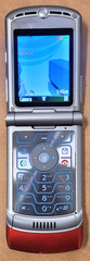 Motorola RAZR / Razor V3 – Red and Silver ( AT&T ) Flip Phone – Very Rare Color