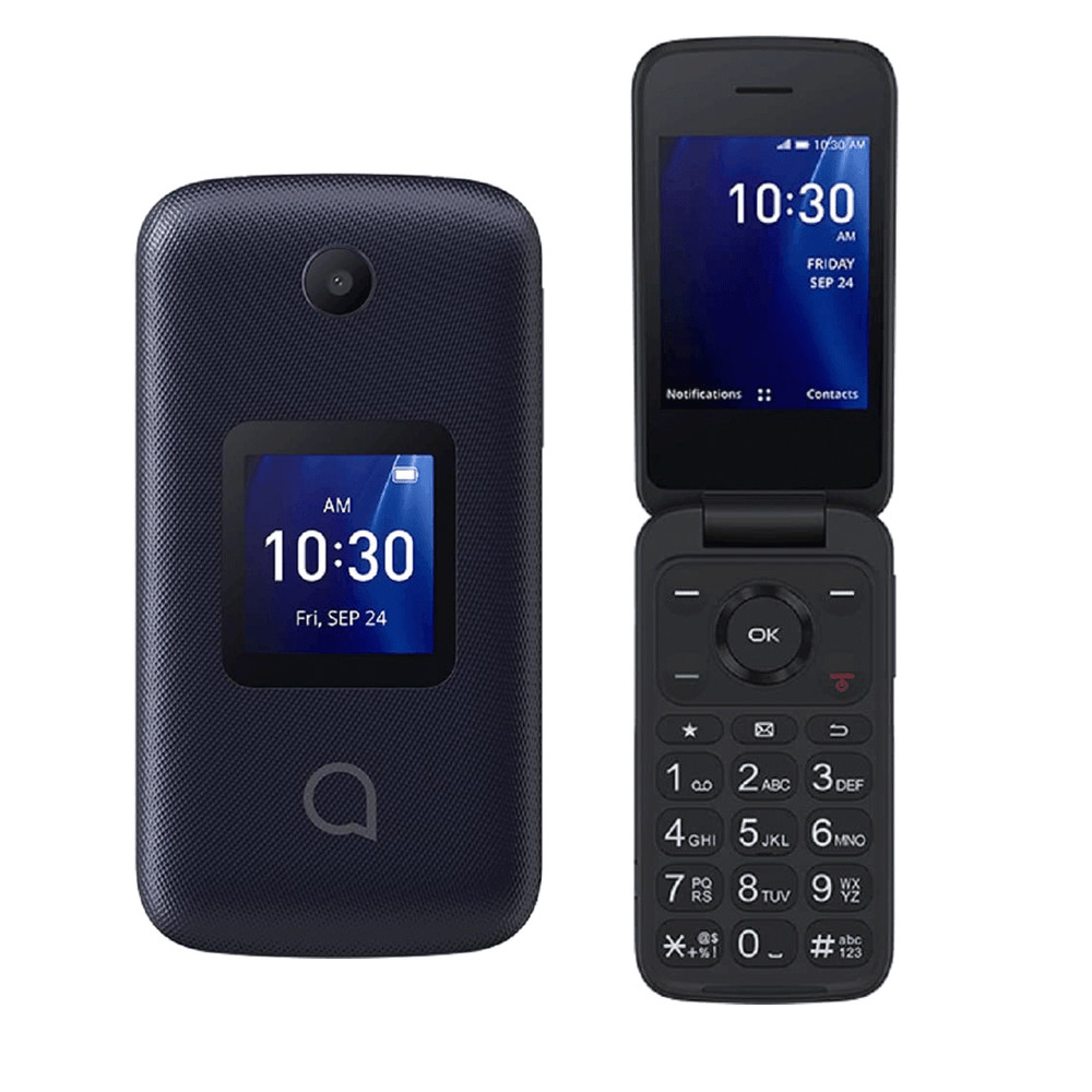 Alcatel Go Flip 4 4G LTE HD-Voice Basic Phone Metro by T-Mobile Unlocked (4056Z)