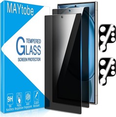 2+2 Pack Privacy Screen Protector for Samsung Galaxy S25 Ultra with Lens Protect