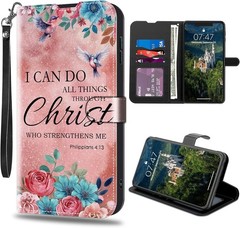 Motorola Moto G Power 5G 2024 Wallet Case with Credit Card Slots Holder, PU Leat